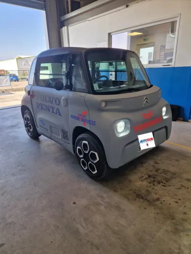 Contrôle technique sur une Citroën Ami, voiture sans permis 100 % électrique près de Fos-sur-Mer, Port-Saint-Louis-du-Rhône, Contrôle Technique AUTOSUR