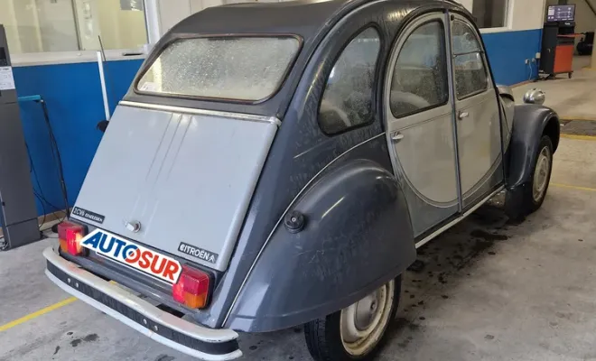 Contrôle technique d'une Citroën 2CV Charleston près de Fos-sur-Mer, Port-Saint-Louis-du-Rhône, Contrôle Technique AUTOSUR